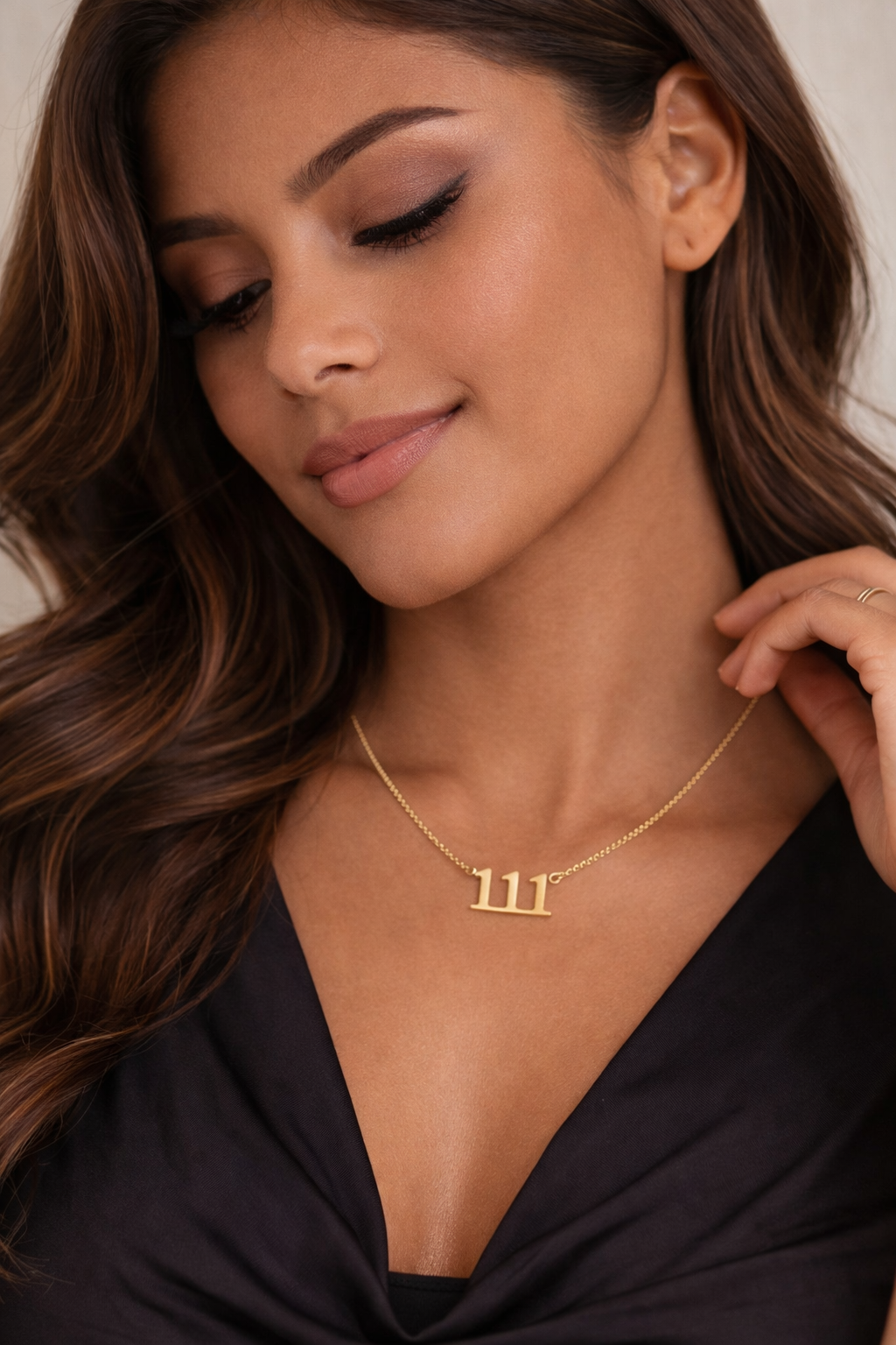 18K Gold 111 Angel Number